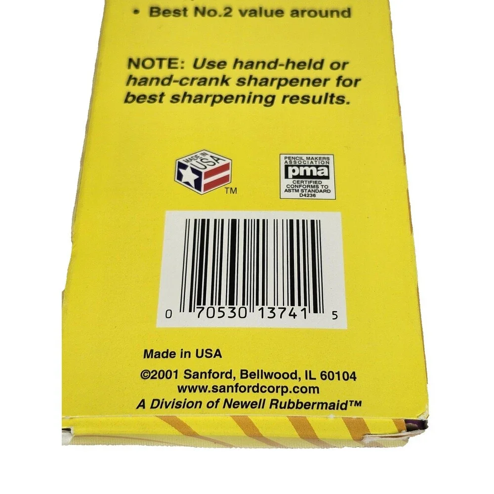 VTG  NOS 2001 SANFORD EAGLE No. 2 Pencils‎ 17 Pack New Mulit Colors 